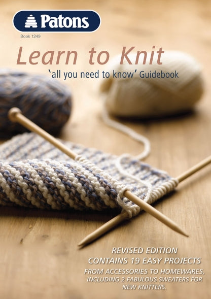 Learn to Knit Book