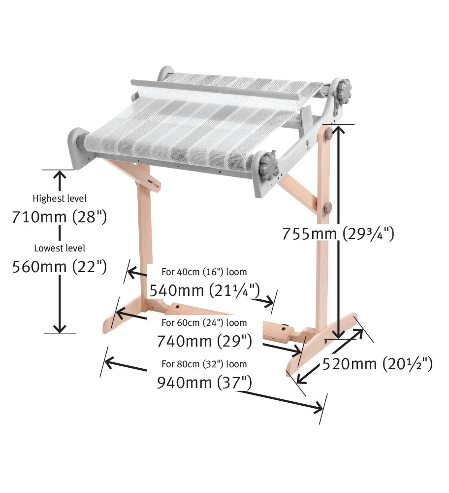 Rigid Heddle Loom Stand Variable