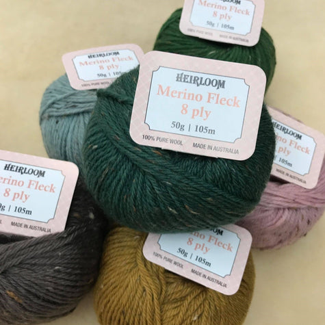 Heirloom Merino Fleck 8 ply