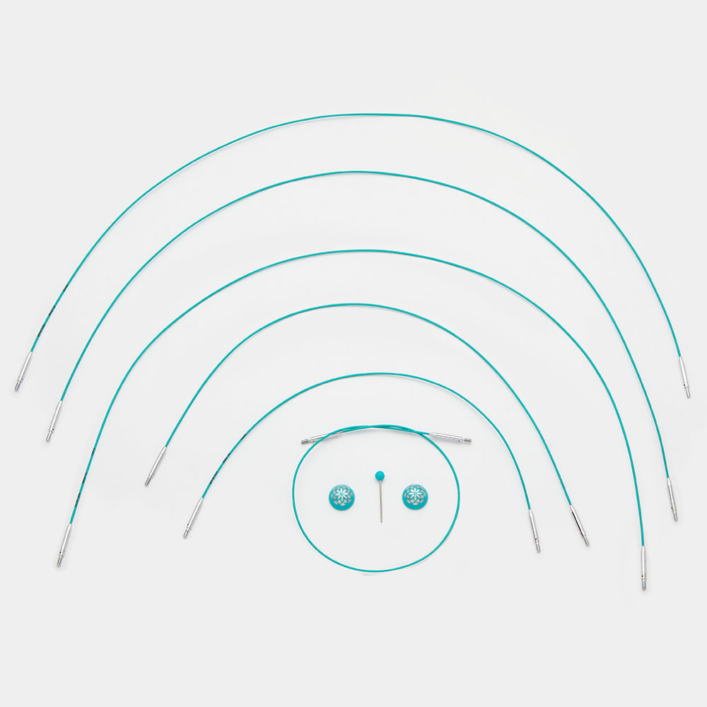 Mindful Teal Cable - Knit Pro