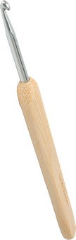 ChiaoGoo Crochet Hook - Metal Head and Bamboo Handle