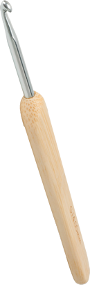 ChiaoGoo Crochet Hook - Metal Head and Bamboo Handle