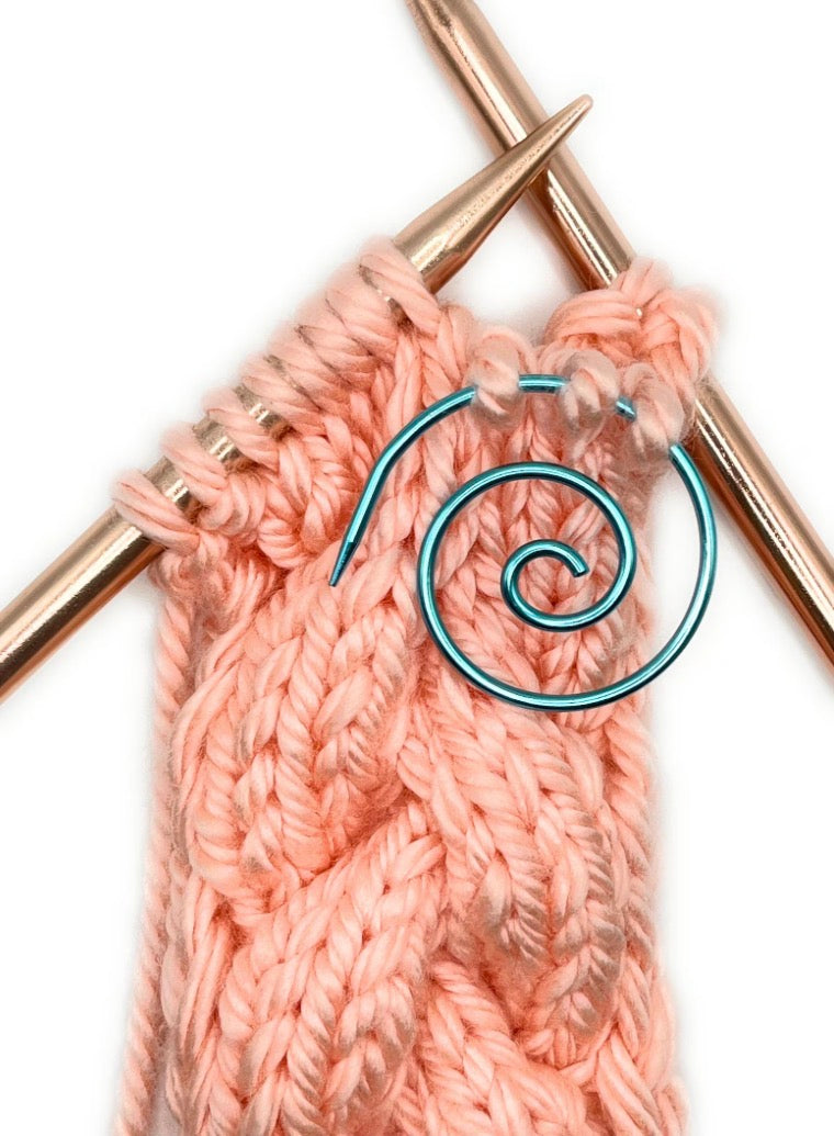Spiral Cable Needle/Shawl Pin