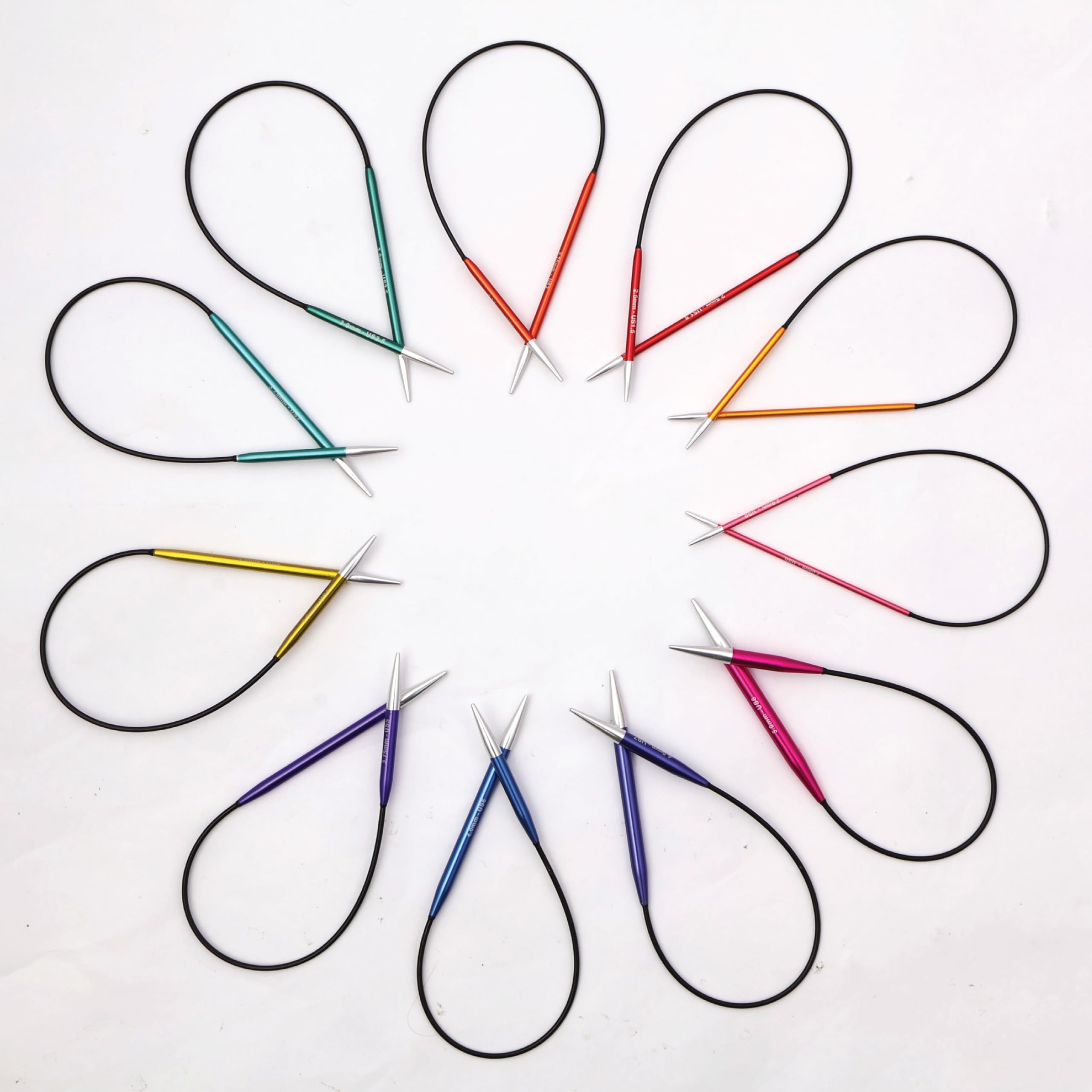Zing Asymmetrical Fixed Circular Needle 25cm - Knit Pro