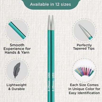 Zing Interchangeable Needles - Knit Pro 10cm long