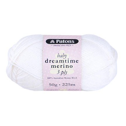 Patons baby Dreamtime merino 3ply
