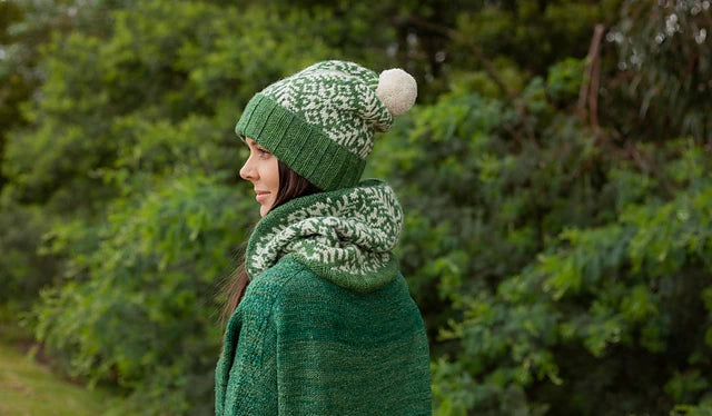 Rollo Beanie & Cowl Kit - Merino Magic