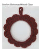 Crochet Christmas wreath workshop