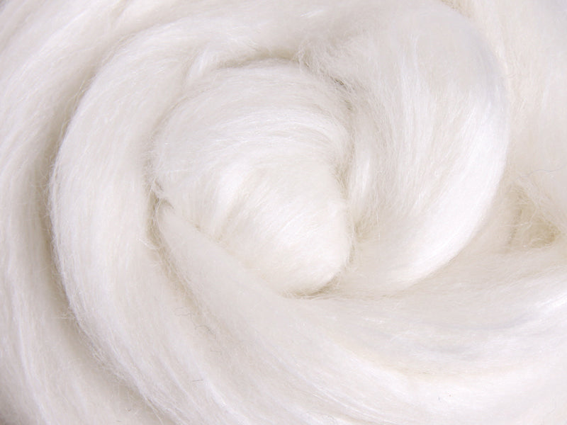 White Silk Merino Blend - 100g