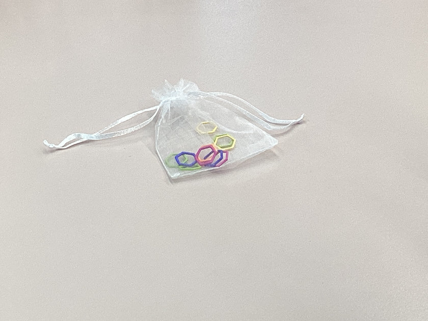 Stitch markers. Split or hexagon