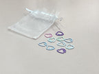 Stitch markers. Split or hexagon
