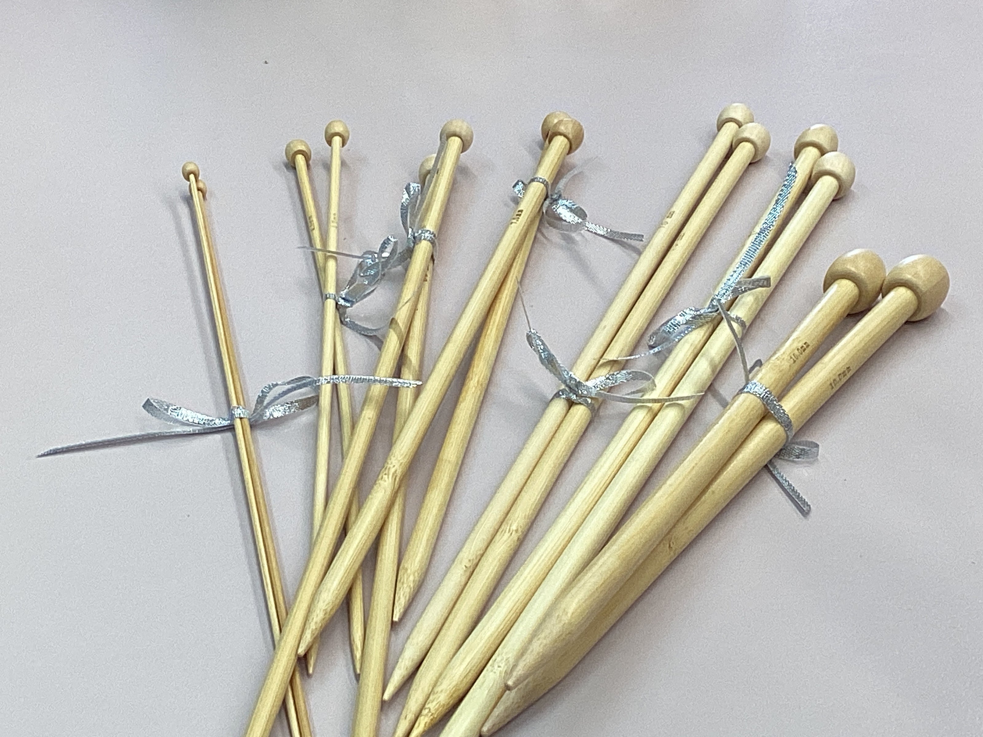 Wooden Straight Needles