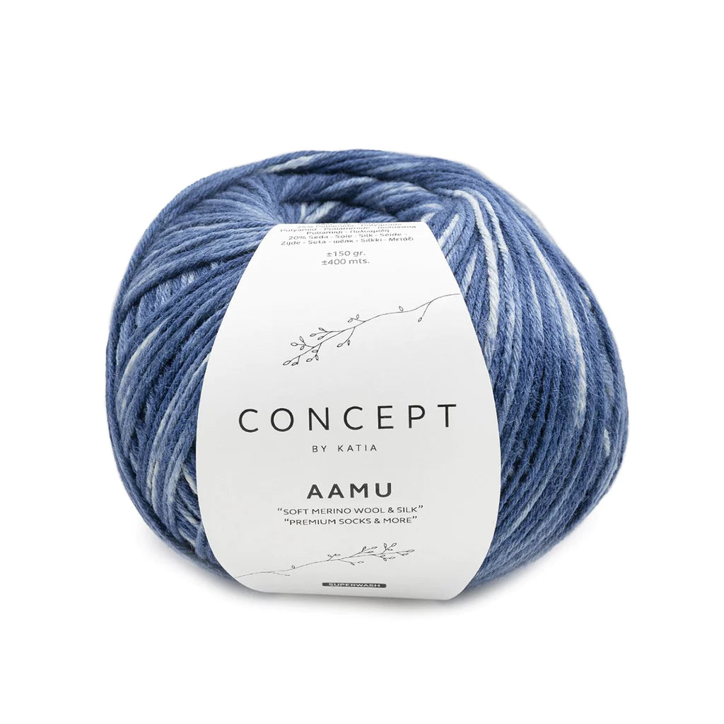 Concept AAMU by Katia soft merino wool and silk