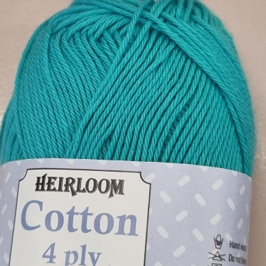 Heirloom cotton 4 ply yarn