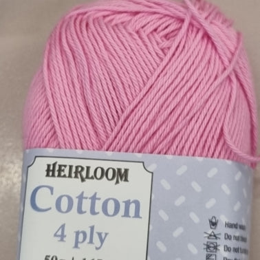 Heirloom cotton 4 ply yarn