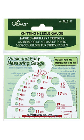 Knitting Needle Gauge - Clover