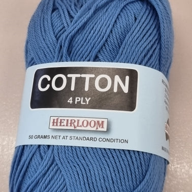 Heirloom cotton 4 ply yarn