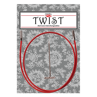 Chiaogoo Twist red lace interchangeable cables large.