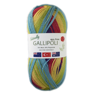 Gallipoli 4ply print