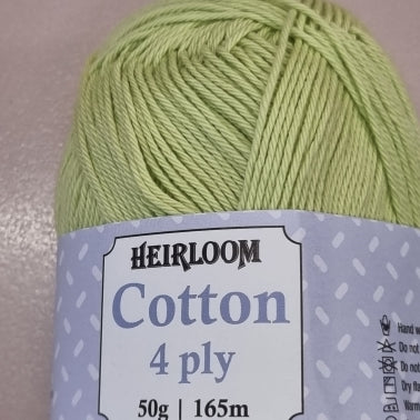 Heirloom cotton 4 ply yarn
