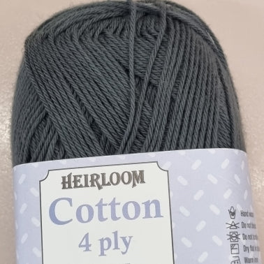 Heirloom cotton 4 ply yarn