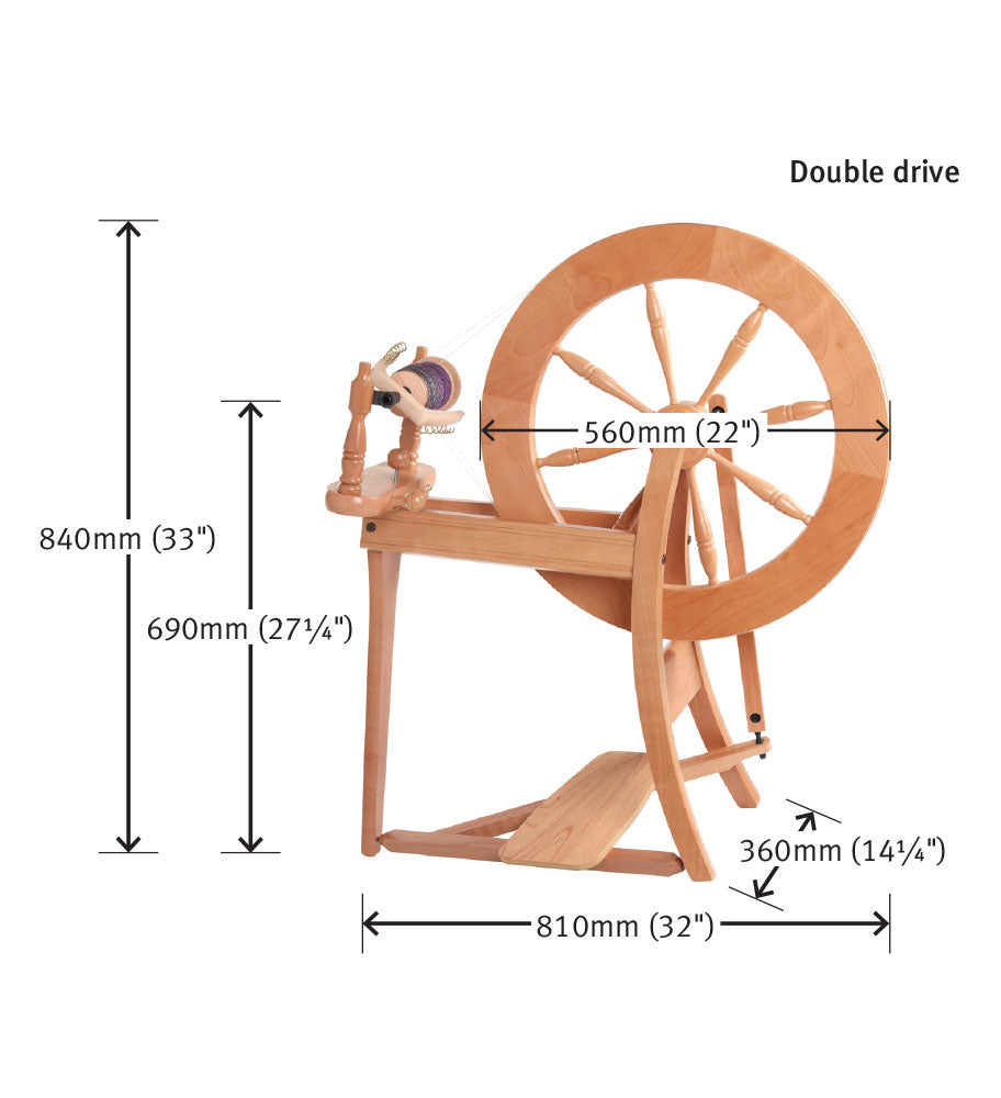 Traditional Spinning Wheel - PREORDER