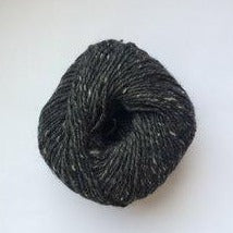 Irish Tweed in 8ply, 70% Wool 30% Mohair, 110 meters per 50g (Black Birch)