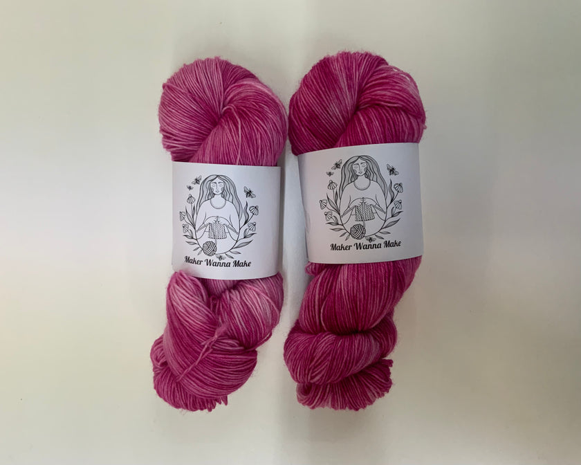 Hand Dyed Sock Yarn - 4 ply - 100g