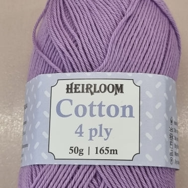 Heirloom cotton 4 ply yarn