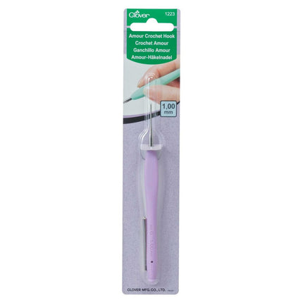 CLOVER AMOUR 1.00 MM STEEL CROCHET HOOK