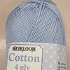 Heirloom cotton 4 ply yarn
