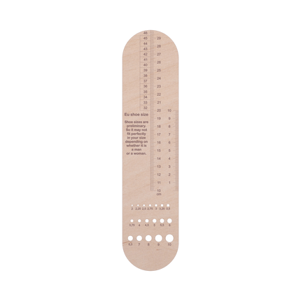 Sock Knitting Ruler - Fiori
