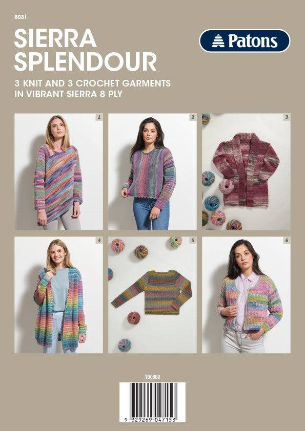 Patons Sierra Splendour Pattern Book