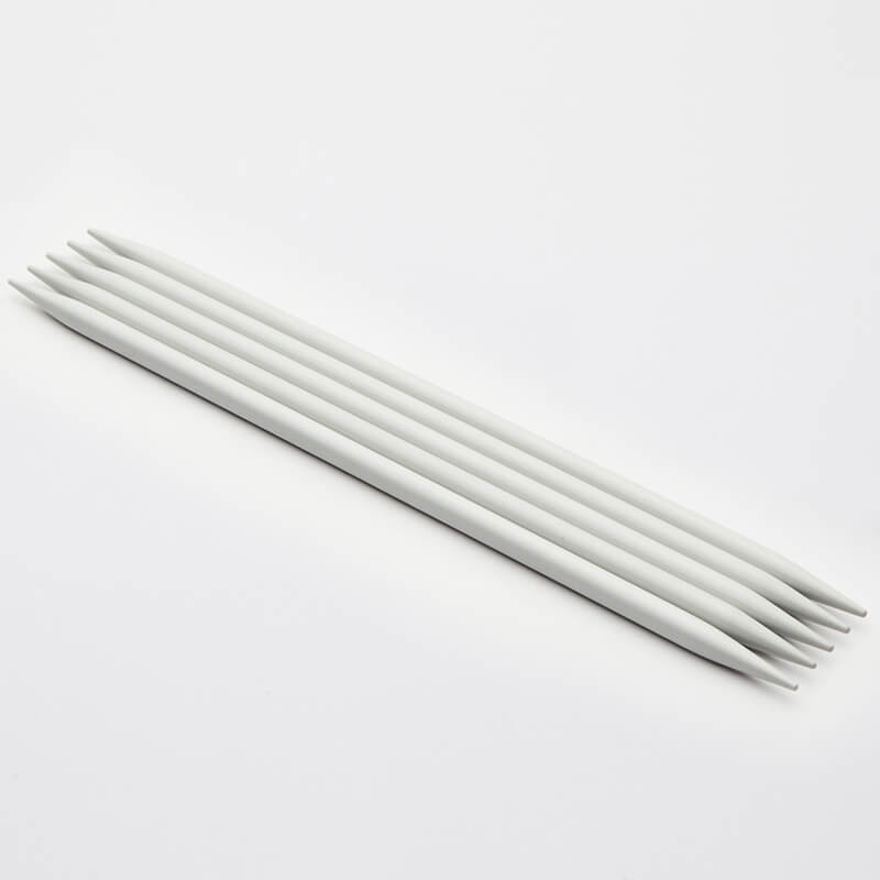 Basix Aluminium 20cm - DPNs - Knit Pro
