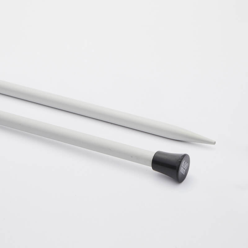 Basix Aluminium Straight Needles 25cm - Knit Pro