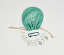 Mindful Silver Plated Chakra stitch markers - Knit Pro